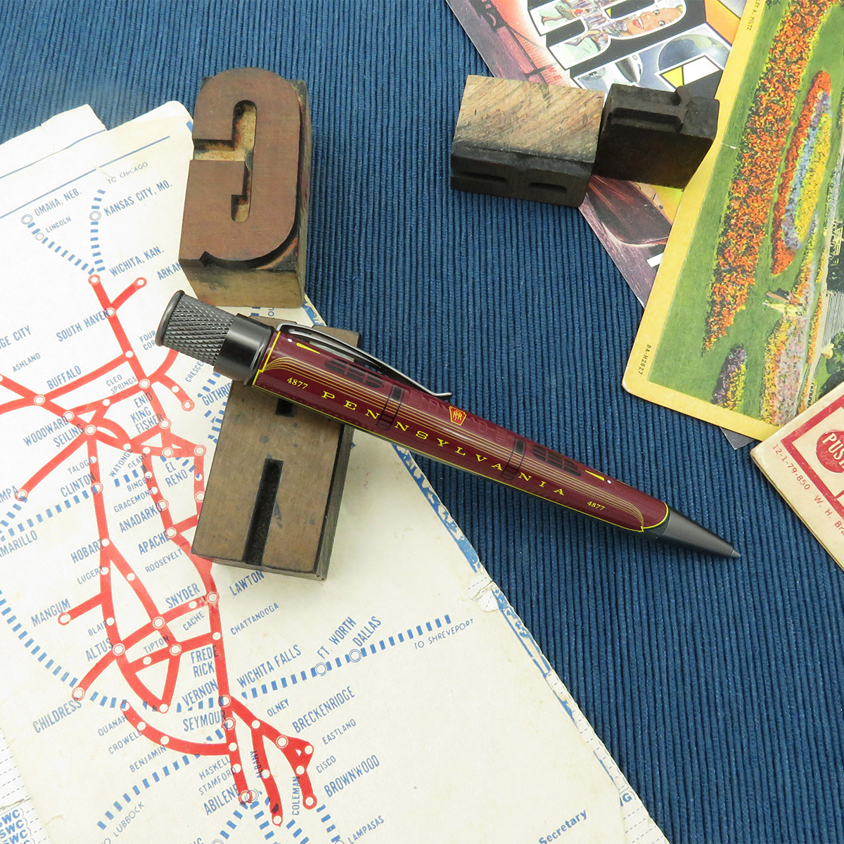 Retro 51 Tornado Rollerball Pen - Lionel Trains Pennsylvania-Pen Boutique Ltd