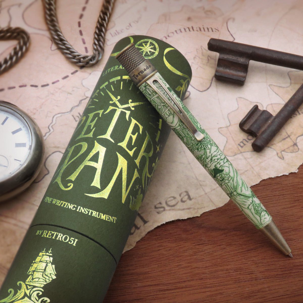 Retro 51 Tornado Rollerball Pen - Peter Pan (Literary Collection)-Pen Boutique Ltd