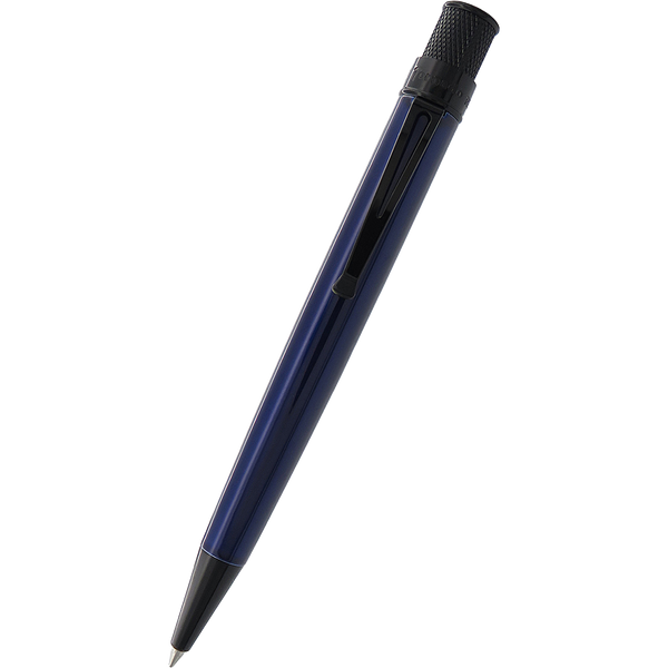 Retro 51 Tornado Rollerball Pen - Stealth Blue Black-Pen Boutique Ltd