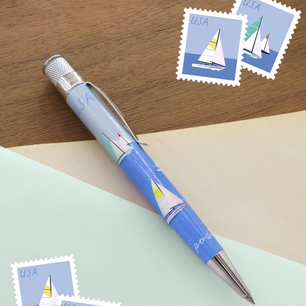 Retro 51 Tornado Rollerball Pen - USPS Sailboats 2023-Pen Boutique Ltd