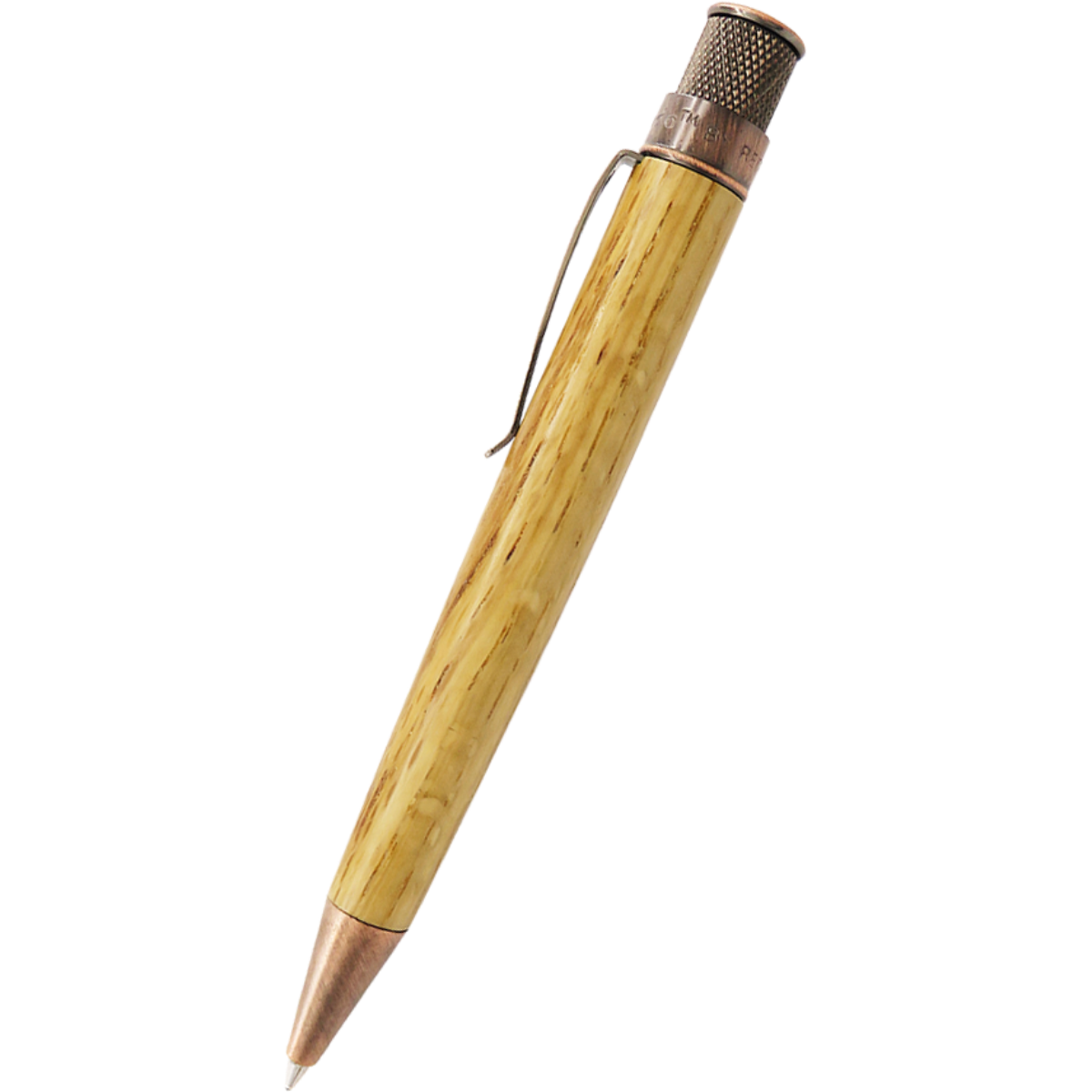 Retro 51 Tornado Rollerball Pen - Woodworks Bourbon-Pen Boutique Ltd
