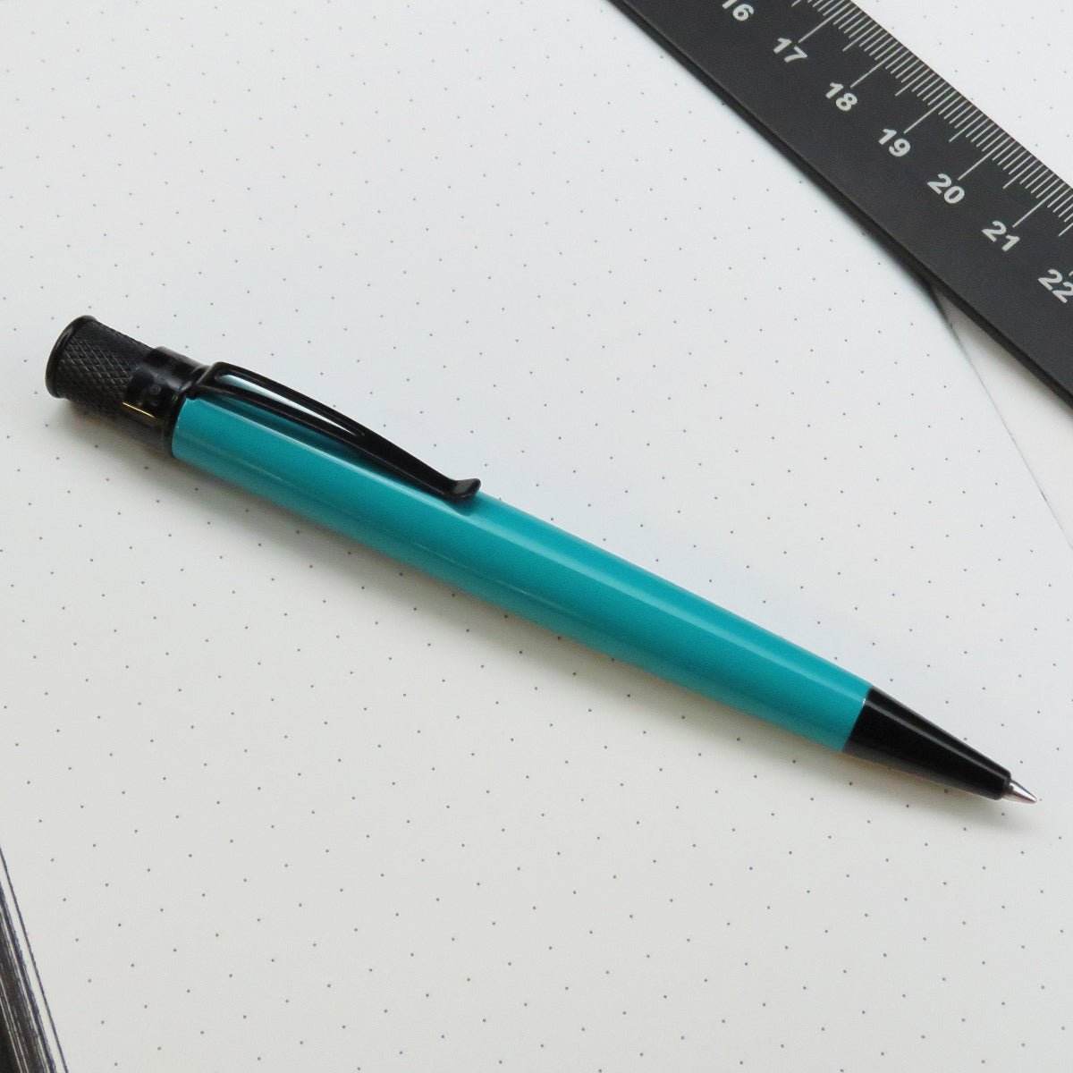 Retro 51 Tornado Stealth Lacquers Rollerball Pen - Deep Aqua - Pen Boutique Ltd