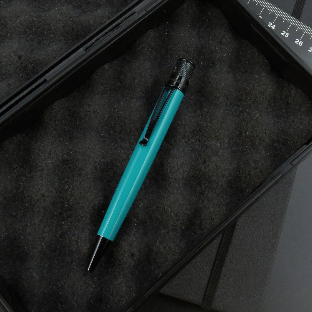 Retro 51 Tornado Stealth Lacquers Rollerball Pen - Deep Aqua - Pen Boutique Ltd