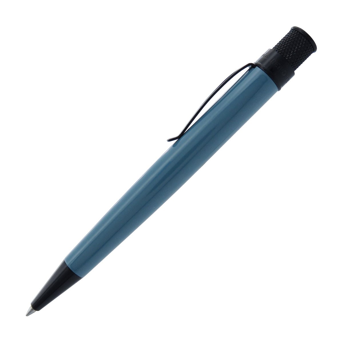 Retro 51 Tornado Stealth Lacquers Rollerball Pen - Deep Aqua - Pen Boutique Ltd