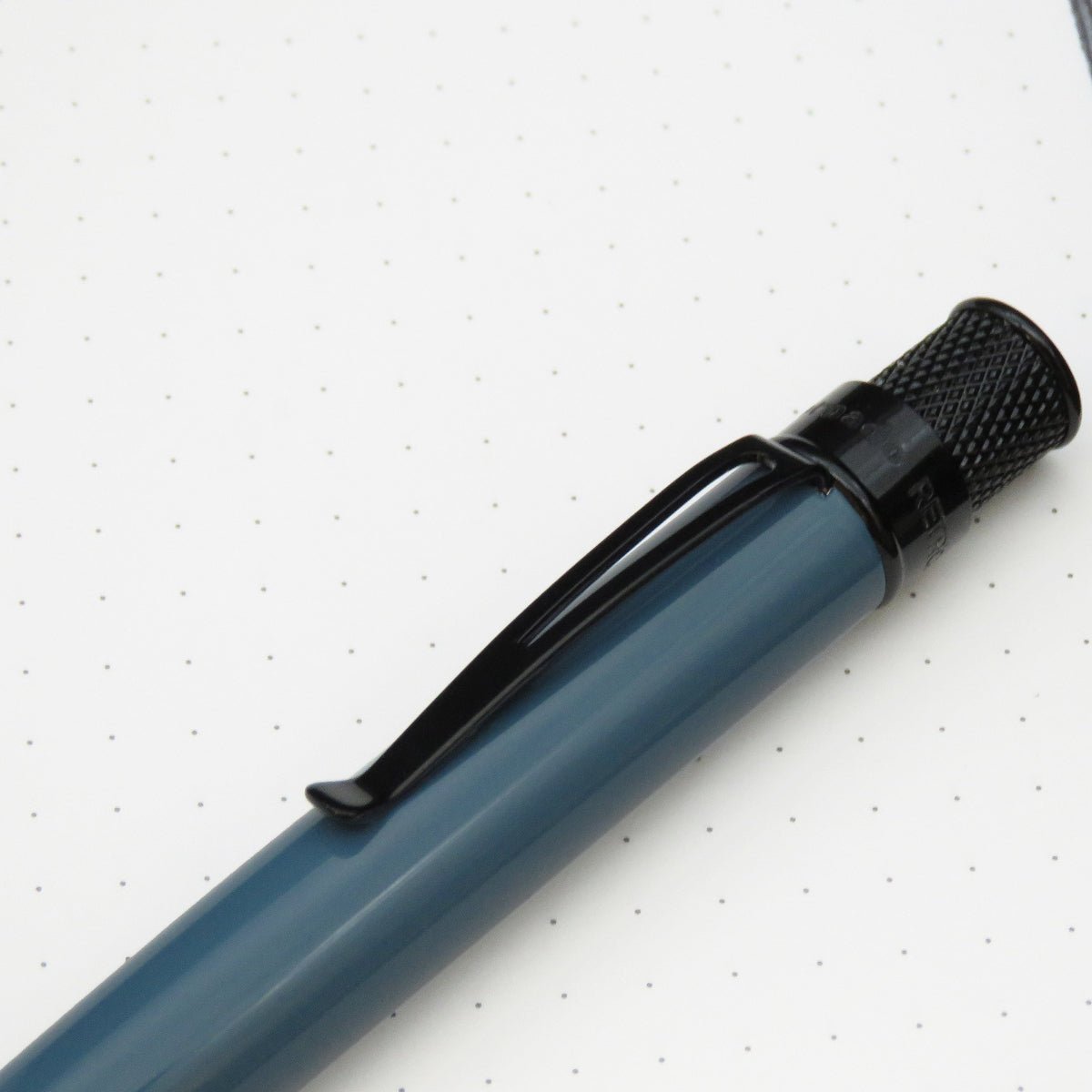 Retro 51 Tornado Stealth Lacquers Rollerball Pen - Deep Aqua - Pen Boutique Ltd