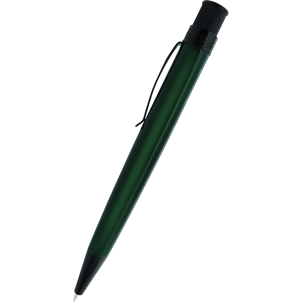 Retro 51 Tornado Stealth Lacquers Rollerball Pen - Emerald Green-Pen Boutique Ltd
