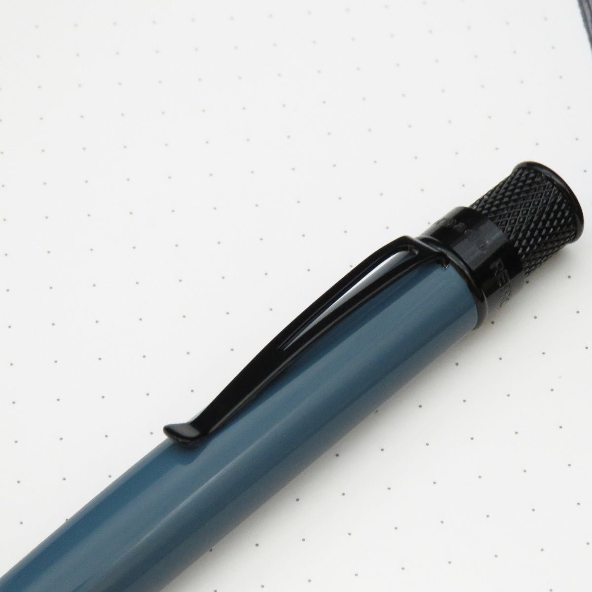 Retro 51 Tornado Stealth Lacquers Rollerball Pen - Slate Blue - Pen Boutique Ltd