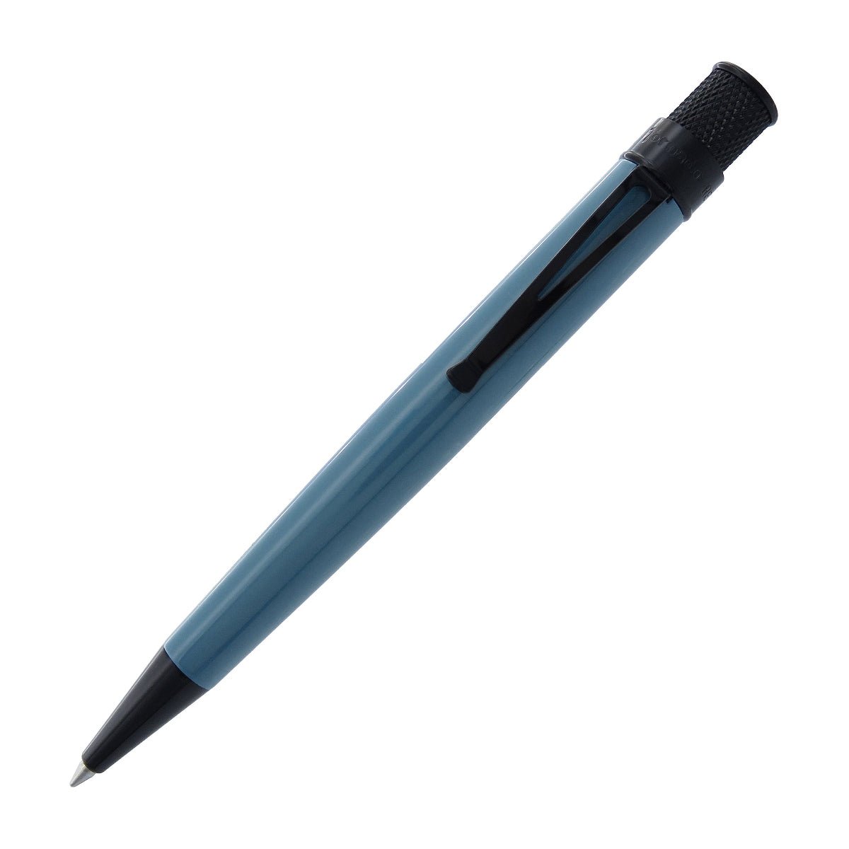 Retro 51 Tornado Stealth Lacquers Rollerball Pen - Slate Blue - Pen Boutique Ltd