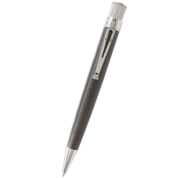 Retro51 Tornado Platinum Rollerball Pen - Black Nickel-Pen Boutique Ltd