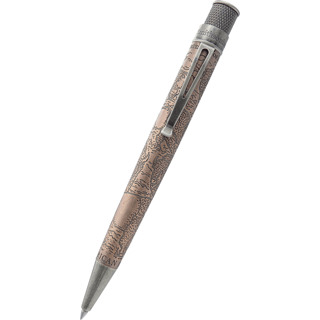 Retro 51 Smithsonian Rollerball Pen - Bison: Standing Strong (Numbered Edition) - Pen Boutique Ltd