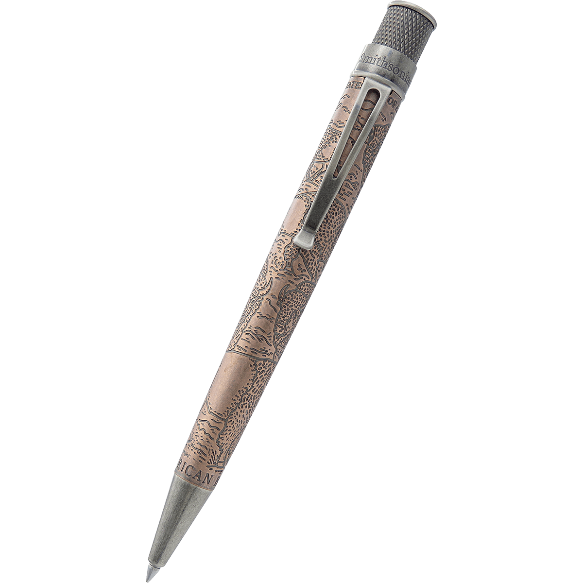 Retro 51 Smithsonian Rollerball Pen - Bison: Standing Strong (Numbered Edition) - Pen Boutique Ltd