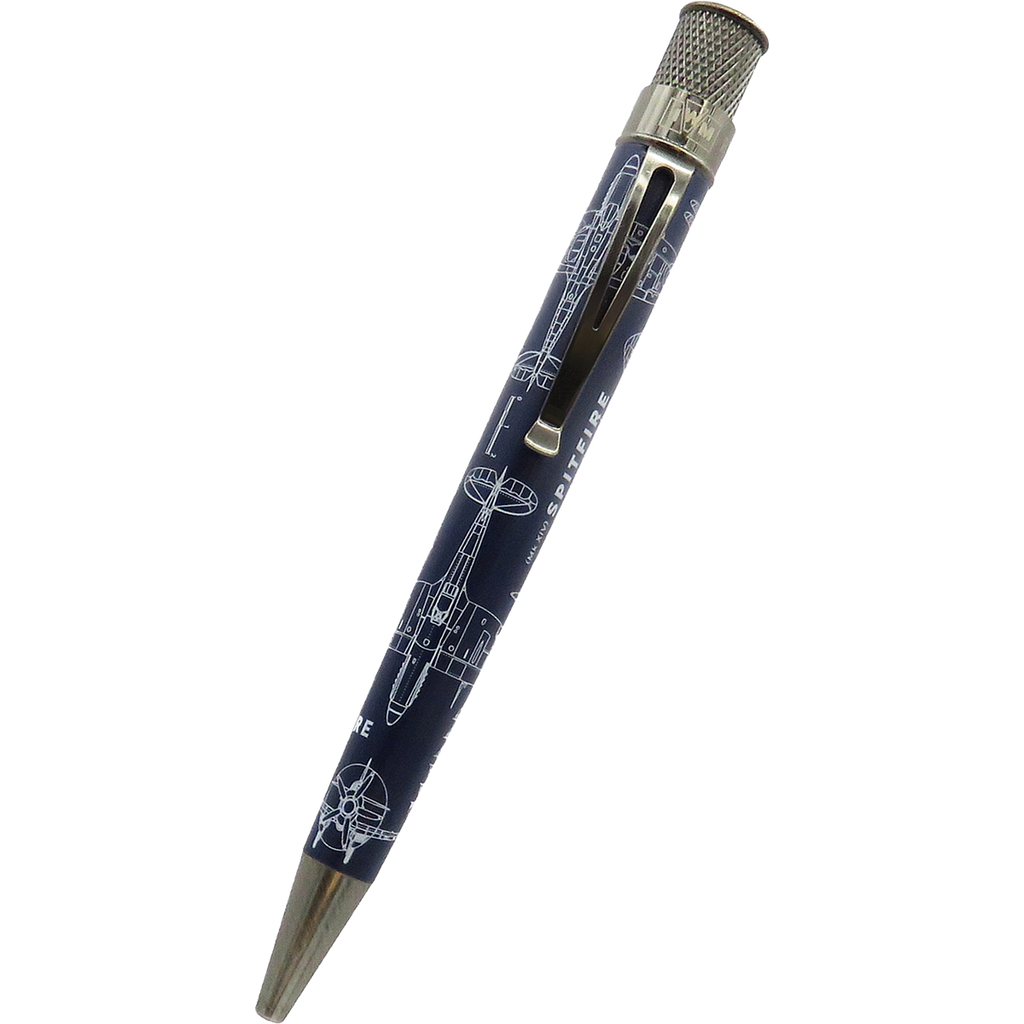 Retro 51 Tornado Imperial War Museum Rollerball Pen - Spitfire Blueprint-Pen Boutique Ltd
