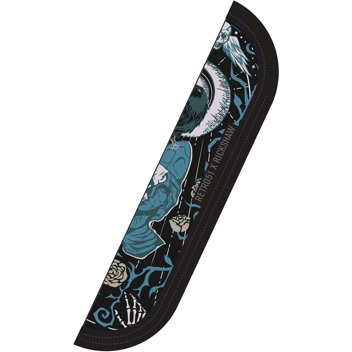 Retro 51 x Rickshaw Bagworks Pen Sleeve - Raven 4-Pen Boutique Ltd