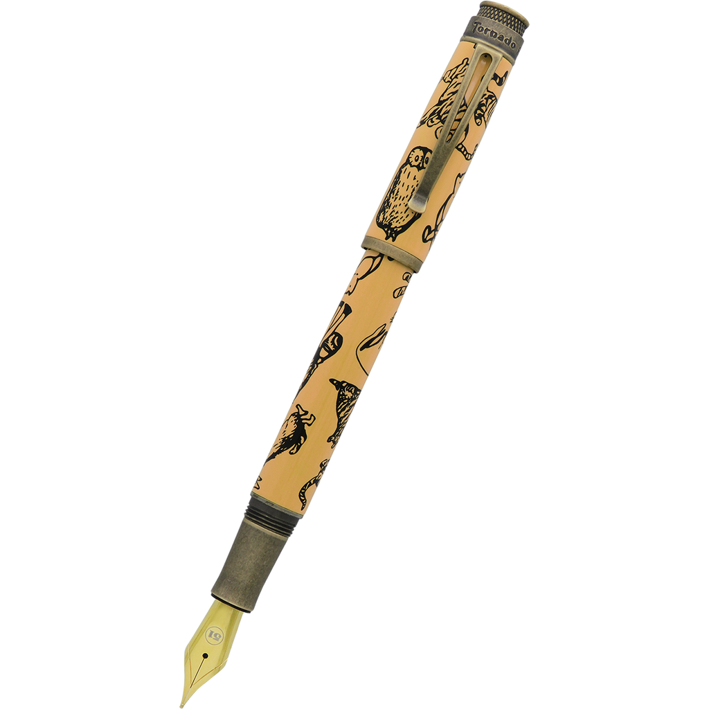 Retro 51 Tornado Fountain Pen - A.A. Milne The House at Pooh Corner Decorations (E.H. Shepard)-Pen Boutique Ltd