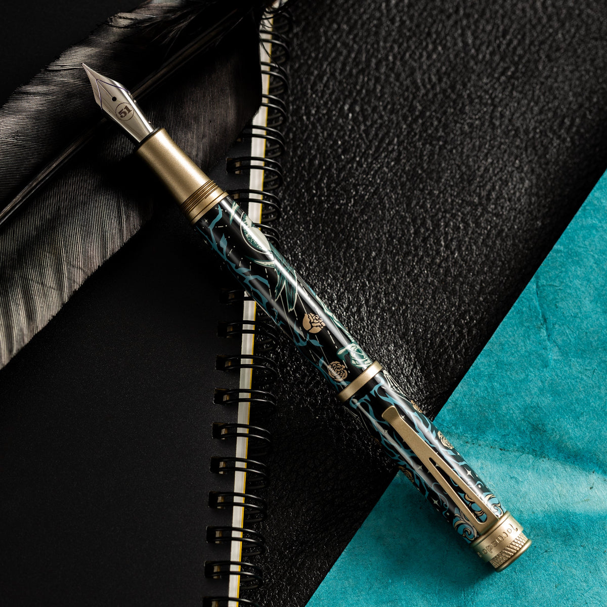 Retro 51 Tornado Fountain Pen - Raven 4 (Pen Boutique Exclusive)-Pen Boutique Ltd