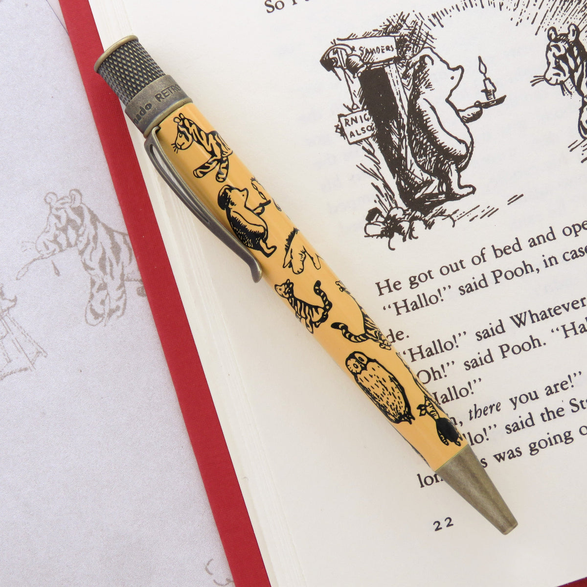 Retro 51 Tornado Rollerball Pen - A.A. Milne The House at Pooh Corner Decorations (E.H. Shepard)-Pen Boutique Ltd