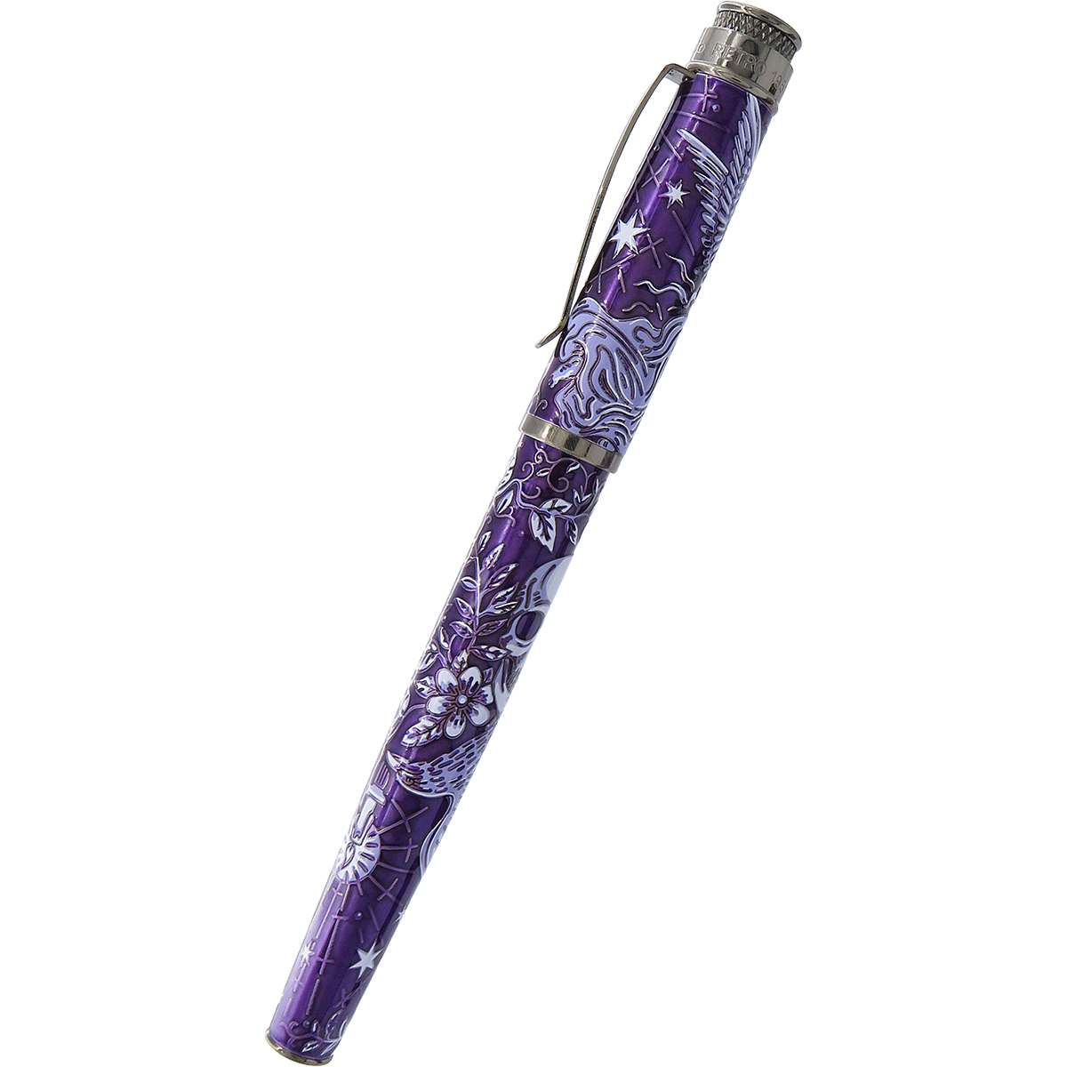 Retro 51 Tornado x Pen Boutique Exclusive Fountain Pen - Raven 3 - 2024 Edition-Pen Boutique Ltd