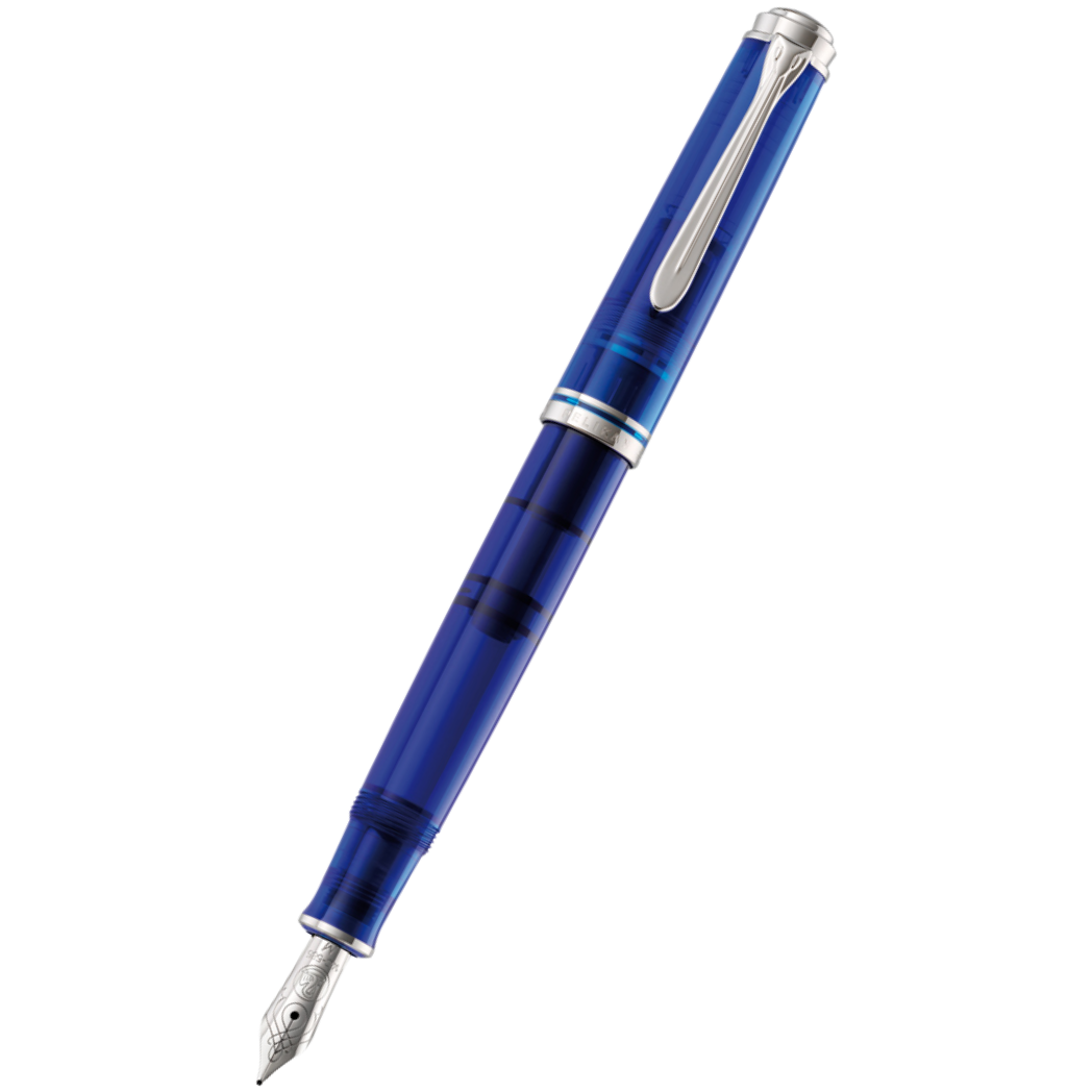Pelikan M605 Fountain Pen - Marine Blue (Special Edition)-Pen Boutique Ltd