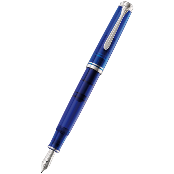Pelikan M605 Fountain Pen - Marine Blue (Special Edition)-Pen Boutique Ltd