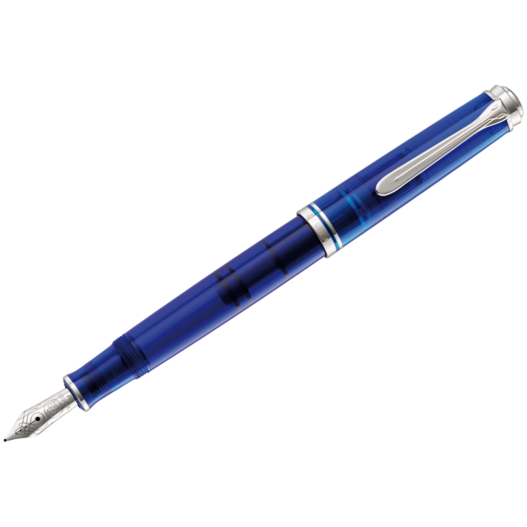 Pelikan M605 Fountain Pen - Marine Blue (Special Edition)-Pen Boutique Ltd