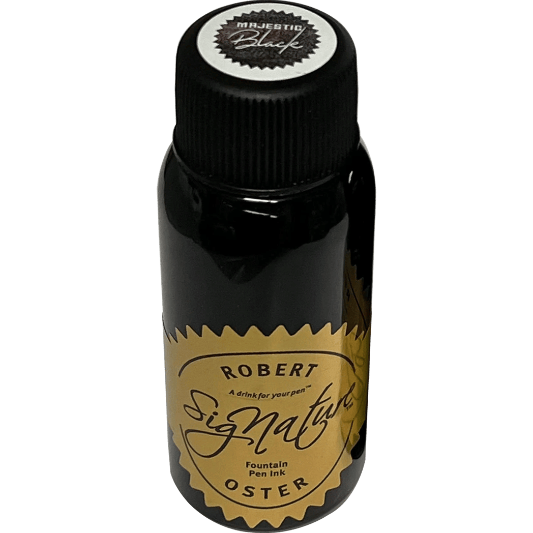 Robert Oster Signature Ink Bottle - 7th Anniversary - Majestic Black - 50ml-Pen Boutique Ltd