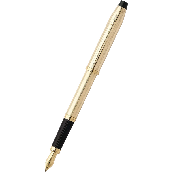 Cross Century II 10K Filled/Rolled Fountain Pen - Gold-Pen Boutique Ltd