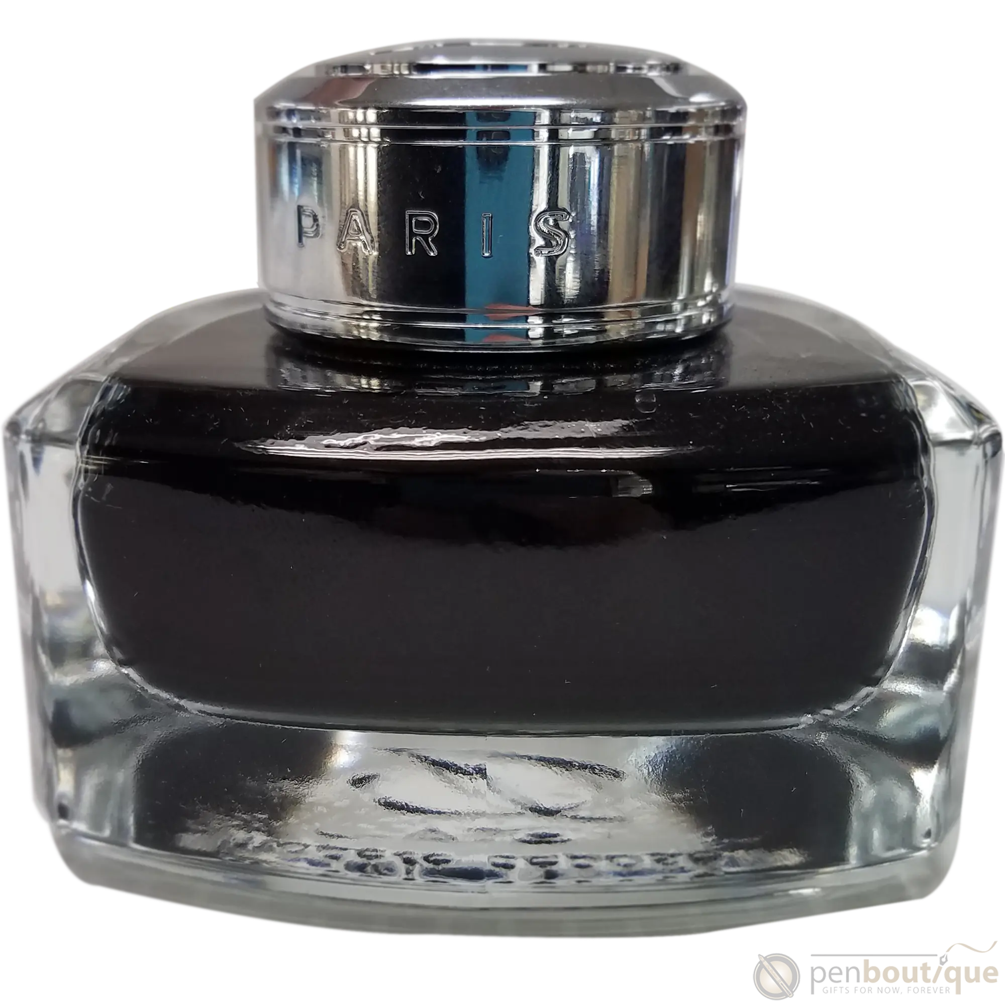 S T Dupont Bottled Ink - Black 50ml-Pen Boutique Ltd