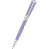 S T Dupont Liberte Ballpoint Pen - Lavender - Palladium Trim-Pen Boutique Ltd
