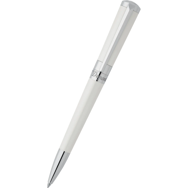 S T Dupont Liberte Pearly White Ballpoint Pen-Pen Boutique Ltd