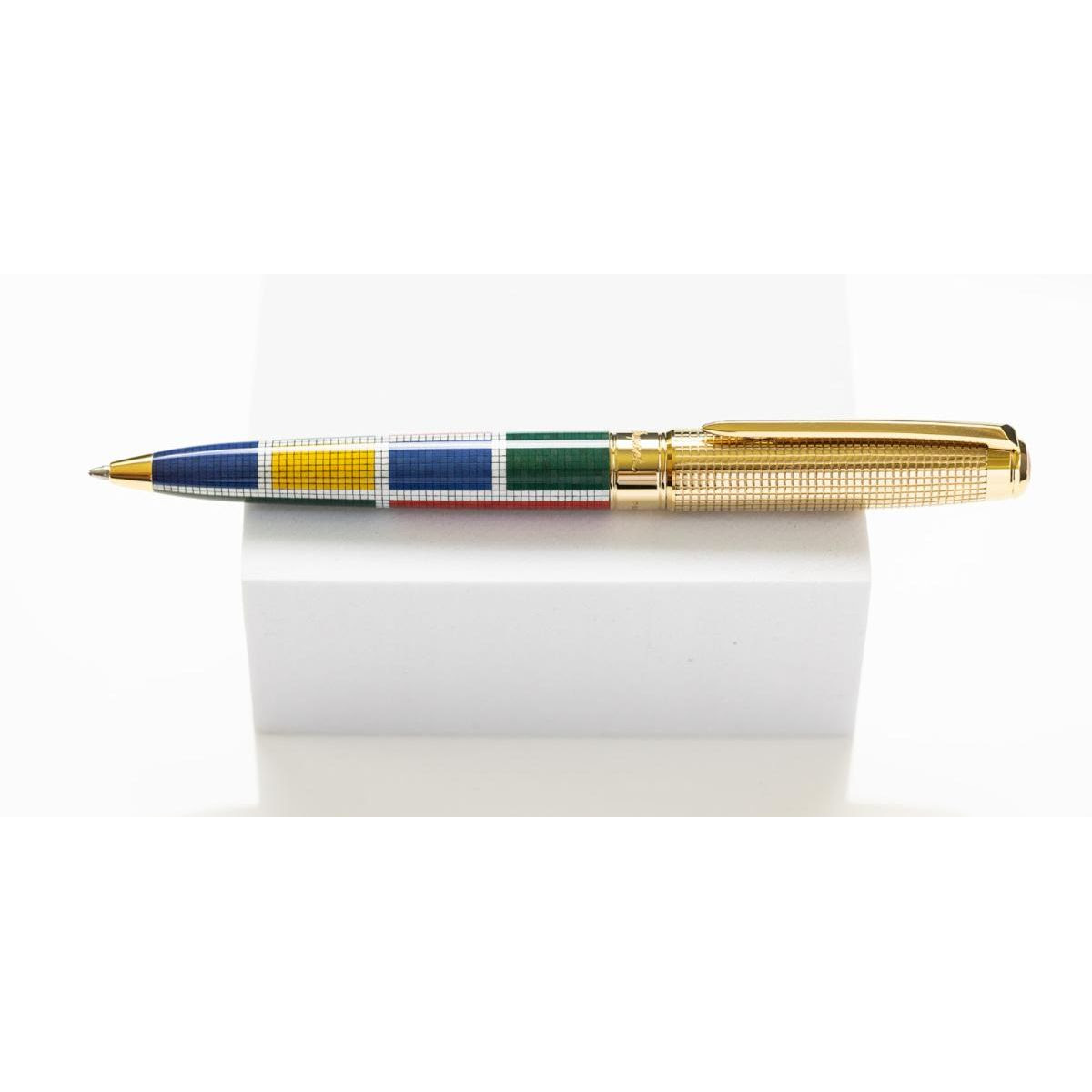 S T Dupont Line D Ballpoint Pen - Eternity Casablanca Multicolor (Large)-Pen Boutique Ltd