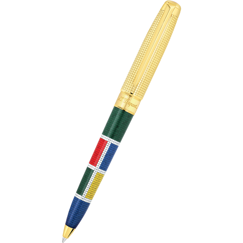 S T Dupont Line D Ballpoint Pen - Eternity Casablanca Multicolor (Large)-Pen Boutique Ltd