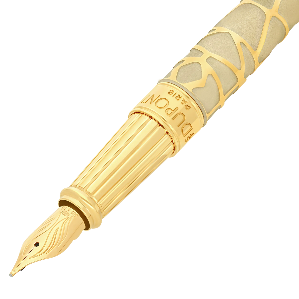 S T Dupont Line D Eternity Fountain Pen - Limited Edition - Orlinski Gold (Large)-Pen Boutique Ltd