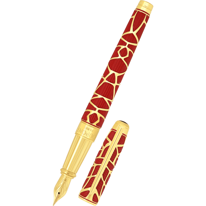 S.T. Dupont x Orlinski Line D Eternity Red Fountain Pen | Limited Edition