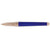 S T Dupont Line D Eternity Rollerball Pen - Blue - Rose Gold Trim - Pen Boutique Ltd