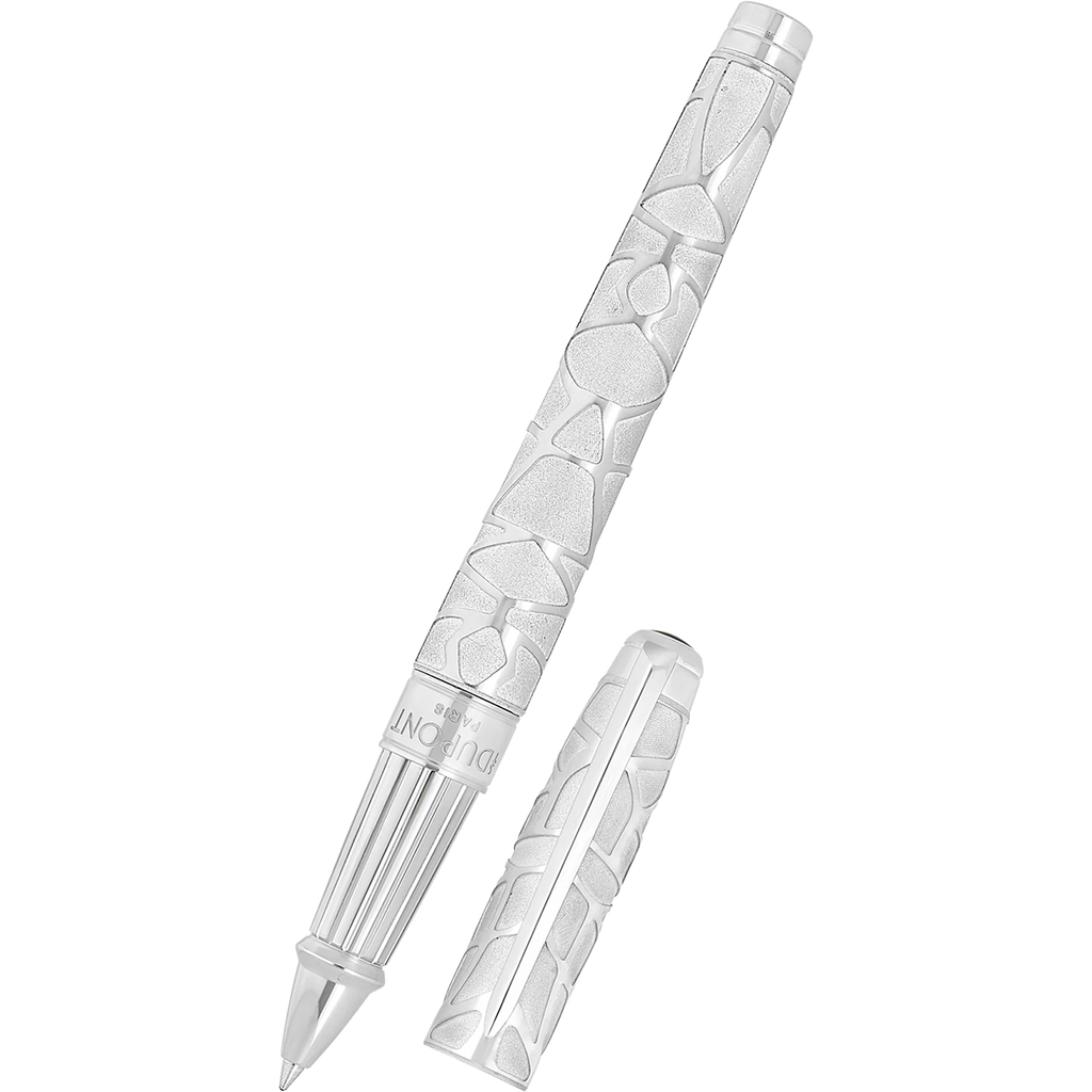 S T Dupont Line D Eternity Rollerball Pen - Limited Edition - Orlinski Silver - Palladium Trim (Large)-Pen Boutique Ltd