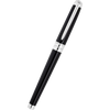 S T Dupont Line D Fountain Pen - Eternity - Black - Palladium Trim (Large)-Pen Boutique Ltd