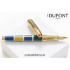 S T Dupont Line D Fountain Pen - Eternity Casablanca Multicolor (Large)-Pen Boutique Ltd