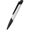 S.T. Dupont Defi Millennium Stealth Ballpoint Pen - Brushed Chrome with Matte Black-Pen Boutique Ltd