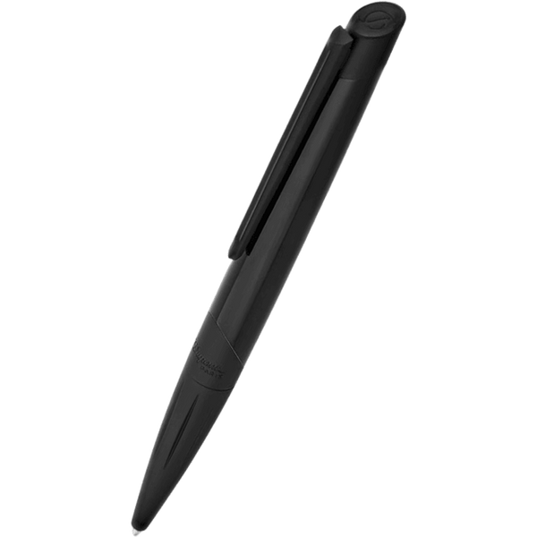 S.T. Dupont Defi Millennium Stealth Ballpoint Pen - Shiny Black with Matte Black-Pen Boutique Ltd