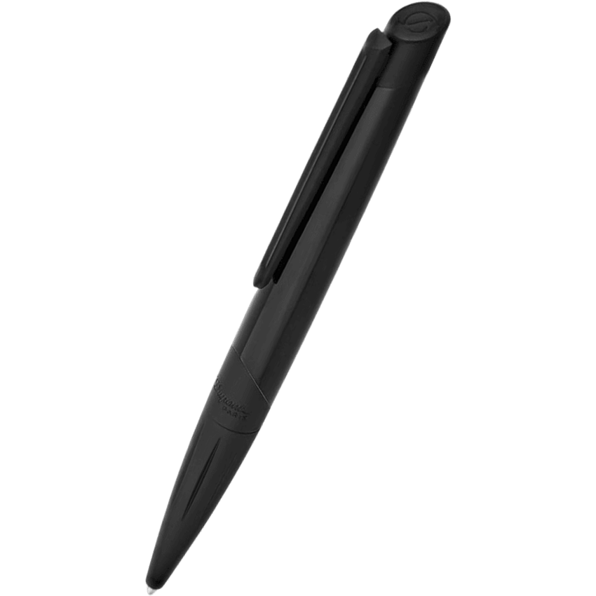 S.T. Dupont Defi Millennium Stealth Ballpoint Pen - Shiny Black with Matte Black-Pen Boutique Ltd