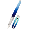 S.T. Dupont Line D Fountain Pen - Gradient - La Mer - Large-Pen Boutique Ltd