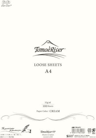 Tomoe River Loose Sheets - Cream - A4 - Blank-Pen Boutique Ltd