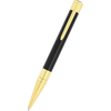 S T Dupont D-Initial Ballpoint Pen - Black - Gold Trim-Pen Boutique Ltd
