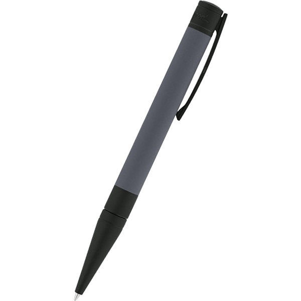 S T Dupont D-Initial Ballpoint Pen - Velvet - Graphite/Matte Black-Pen Boutique Ltd