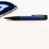 S T Dupont D-Initial Ballpoint Pen - Velvet - Ocean Blue/Matte Black-Pen Boutique Ltd