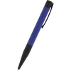 S T Dupont D-Initial Ballpoint Pen - Velvet - Ocean Blue/Matte Black-Pen Boutique Ltd