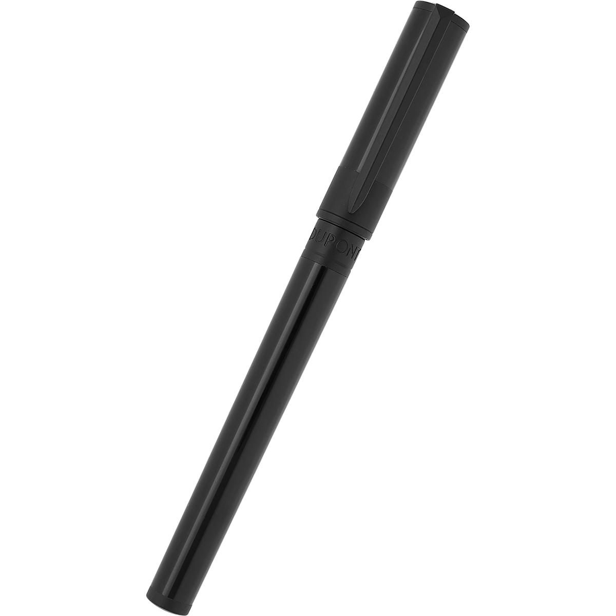 S T Dupont D-Initial Fountain Pen - Black - Matte Black Trim-Pen Boutique Ltd