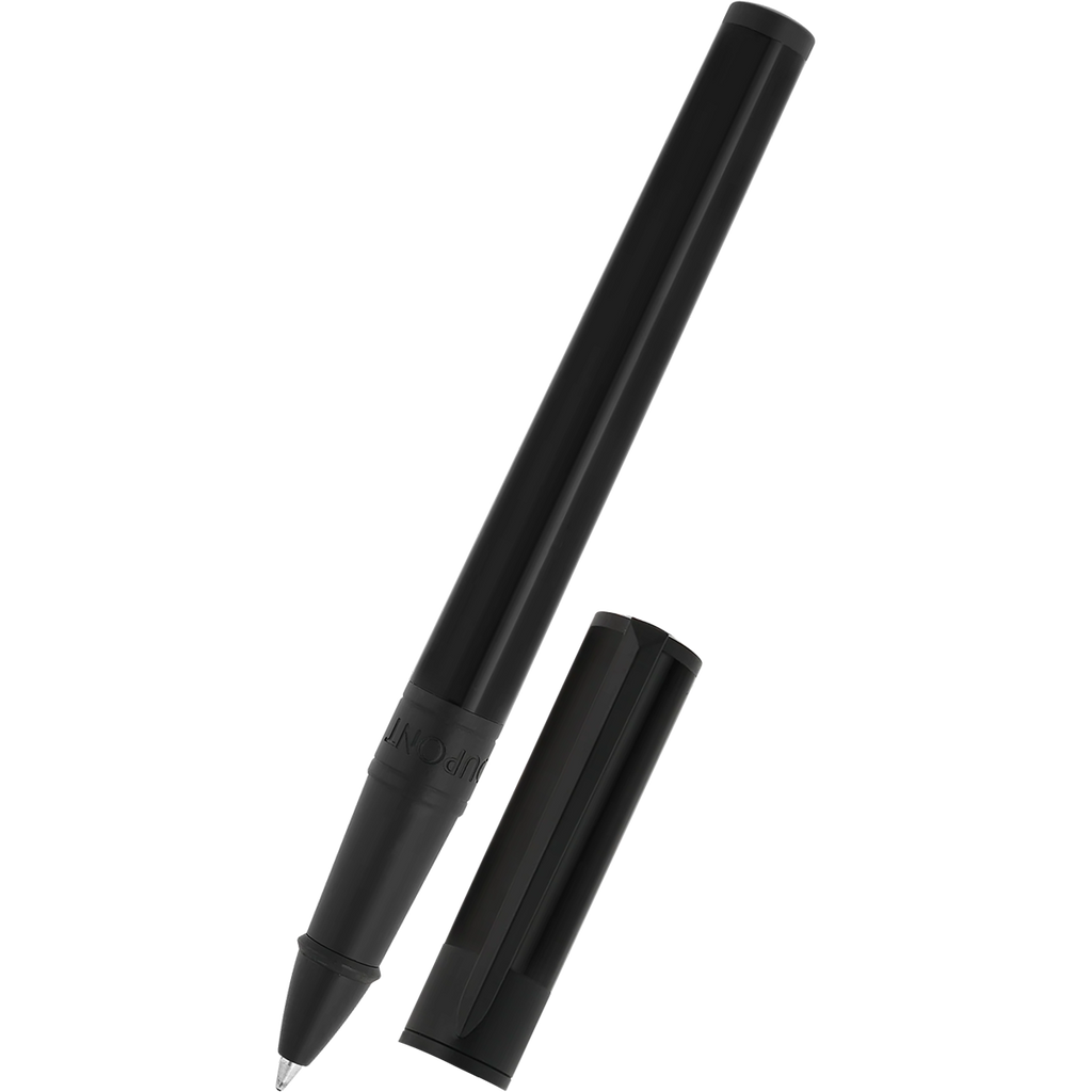 S T Dupont D-Initial Rollerball Pen - Black - Matte Black Trim-Pen Boutique Ltd