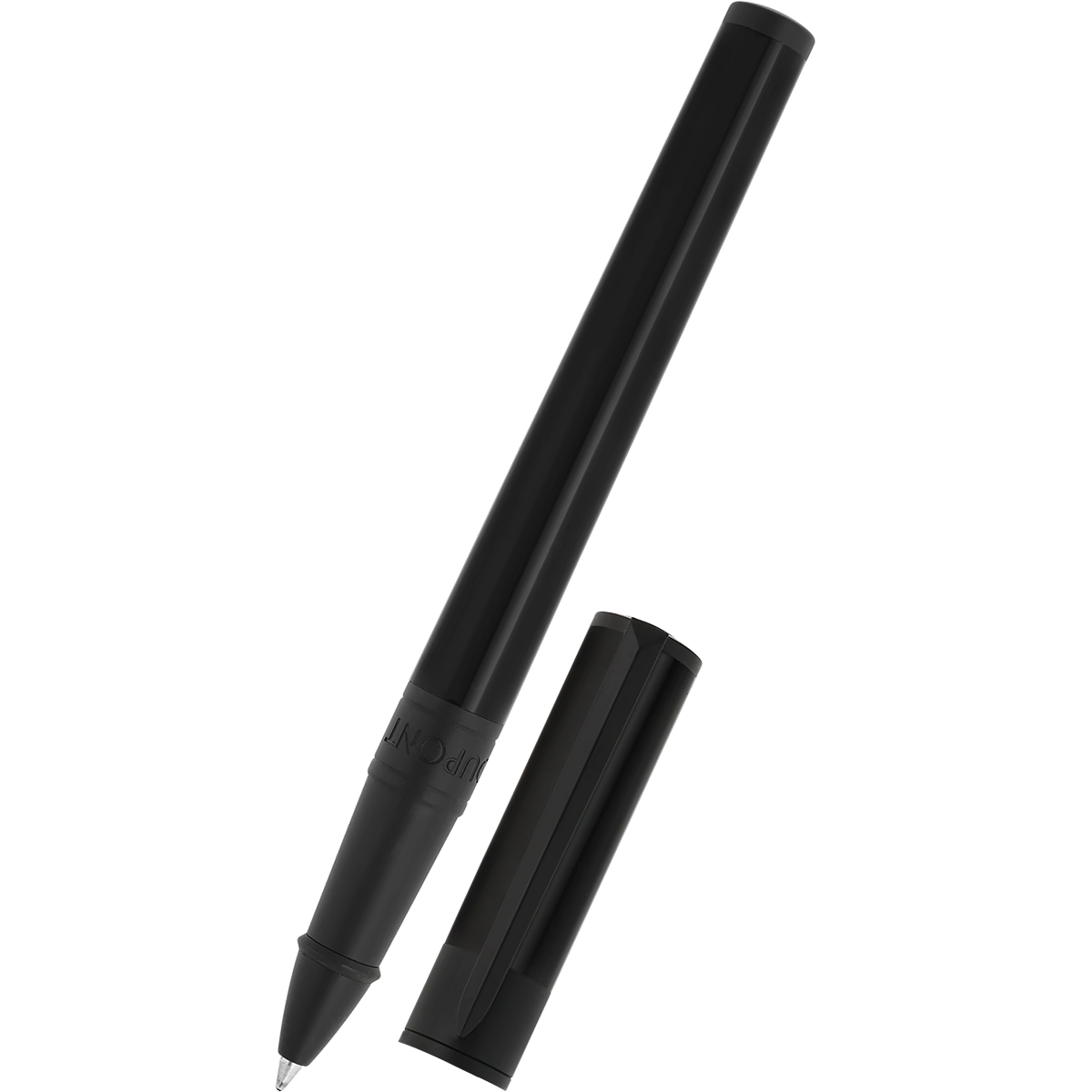 S T Dupont D-Initial Rollerball Pen - Black - Matte Black Trim-Pen Boutique Ltd