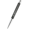 S T Dupont Fender Initial Ballpoint Pen - Black - Chrome Trim-Pen Boutique Ltd